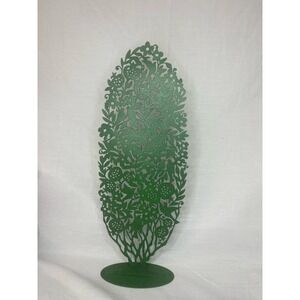 Willow Tree Tree Silhouette Pierced-Metal Hand-Painted Backdrop Demdaco 14”